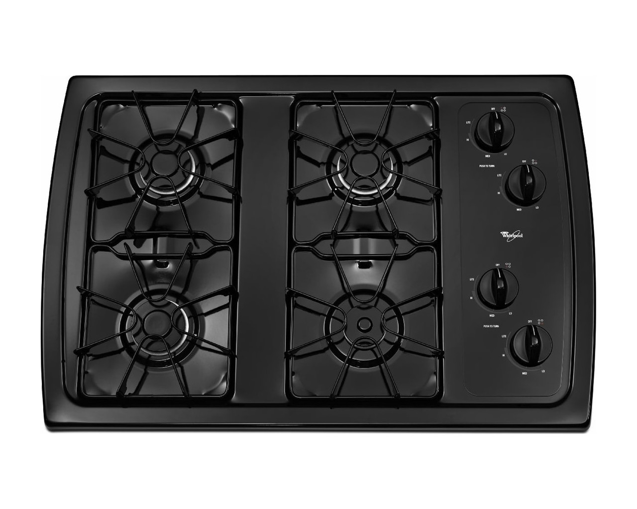 COOKTOP GAS 30" WHIRLPOOL BLACK 182918 TDC Limited