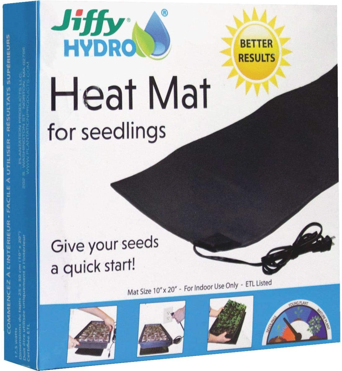 MAT SEEDLING HEAT JIFFY HYDRO 112415 TDC Limited