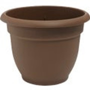 PLANTER ARIANA 10" W/GRID CHOC 112239