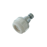 SHOWER HEAD CRYSTAL WHITE/CP 076398