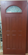 DOOR FIBERGLASS 36X80" FANLITE 101639