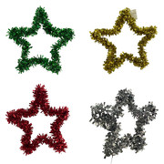 DECOR XMAS TINSEL STAR 1220929