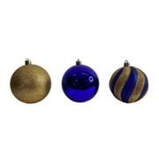 DECOR SHINY BALL 100MM 6PCS/PVC 1220843