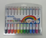 CRAYONS GEL SILKY 12CLR #2561 146082