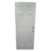 DOOR FIBERGLASS 32X80 6PANEL 105060