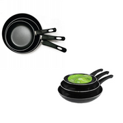 PAN FRY ECO ELE GRAY 3PC 122850