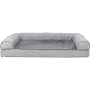 FurHaven Large Plush & Suede Orthopedic Sofa Dog Bed