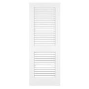 DOOR FIXED LOUVRE WHITE 36"X80 105172