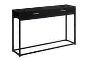 ACCENT TABLE 48"L BLACK/BLACK 176426