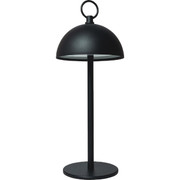 Westek Amerelle Branson Matte Black Rechargeable Indoor/Outdoor LED Lamp (Part No. 525315)