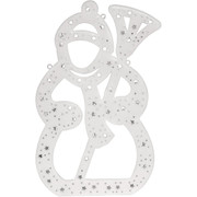 Alpine 16 Inch LED Multi-Color Flashing Christmas Snowman * Indoor & Outdoor Holiday Decor