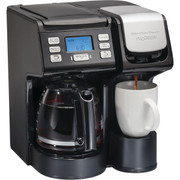 Hamilton Beach FlexBrew Trio 12-Cup Coffee Maker with Single-Serve and Ground Coffee Options
