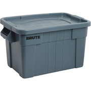 Rubbermaid Commercial Brute 20 Gallon Gray Storage Tote with Lid