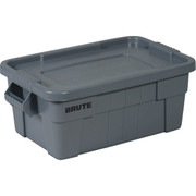 Rubbermaid Commercial Brute 14 Gallon Gray Storage Tote with Lid