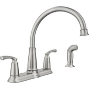 Moen Bexley 2-Handle Lever Kitchen Faucet with Side Spray - Spot Resist Stainless Steel