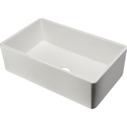 Elkay Fireclay 30-inch Single Bowl Farmhouse Kitchen Sink, White (Part Number 405318)