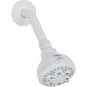 Home Impressions 5-Spray 1.8 GPM Fixed Shower Head - White