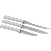 Rada Cutlery 3-Piece Cooking Essentials Knife Set with Surgical-Grade Steel and Built-In Finger Guards