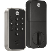 Yale Code Satin Nickel Electronic Lock Keypad Deadbolt – Key-Free Entry with DIY Installation