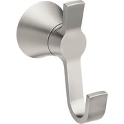 Moen Mikah Brushed Nickel Single Robe Hook - Modern Bathroom Accessory