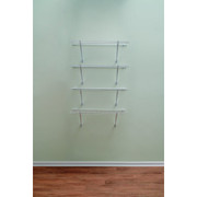 Rubbermaid 36-Inch 4-Shelf Linen Closet Kit with Ventilated Design