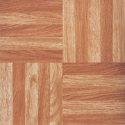 Home Impressions Wood Fingerblock 12 in. x 12 in. Vinyl Floor Tile - 45 sq. ft. Box