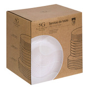 DINNER SET 18PC WHITE SKY LOUNGE 124098