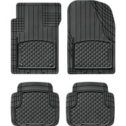 WeatherTech Trim-to-Fit Black Rubber Floor Mat Set - 4 Pieces for Vehicle Protection