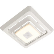 Broan-NuTone Sensonic 11 in. x 9-3/4 in. White Bath Exhaust Fan Upgrade Kit with Bluetooth Speaker and LED Light