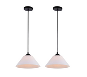 LAMP CEILING #9079DUO-WH 082537