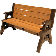 Convert A Bench 58 in. Gen 2 XL Espresso Foldable Bench – Versatile Indoor and Outdoor Seating Solution