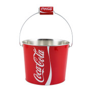 BUCKET 7"HX9" D COKE RED WAVE 127438