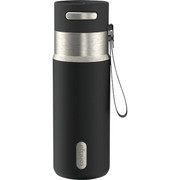 Contigo AutoSeal 18 oz Leakproof Water Bottle with Carrying Strap - Black