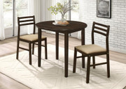 DINING SET 3PC TBL + 2 CHAIRS, 170365