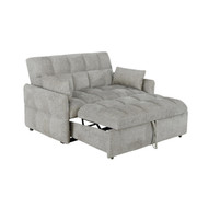 SLEEPER SOFA BED LIGHT GREY 172118