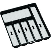 MadeSmart Classic 6-Compartment Silverware Tray in Carbon