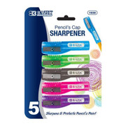 PENCIL CAP SHARPENER 5PACK #1939 141188