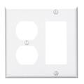 WALLPLATE DECORA/DUPLEX WHITE 2G 081970