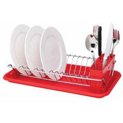 DRAINER DISH COMPACT RED 129468