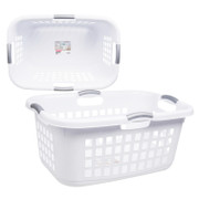 BASKET LAUNDRY DIVIDES 2BU WHT 1206228