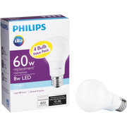 BULB LED 8W A19(60W)D.LIGHT 4PK 088376
