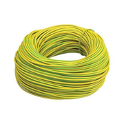 WIRE SINGLE 2.5MM GRN/YELL 085365