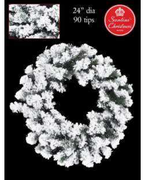 WREATH PVC 24" 90 TIPS 1208570