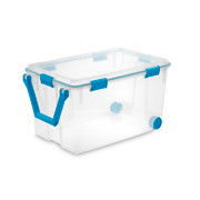 BOX STORAGE WHEELED BASKET 120Q 1210422