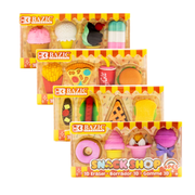 ERASERS 3D ASSORTED BOYS PACKS 4 141077