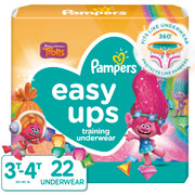 PAMPERS EASY UP GIRLS 3T-4T 22'S 764052