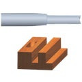 BIT ROUTER 3/4" STRAIGHT #347388 056767