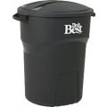 CAN TRASH BLK 32GAL #608017 124814