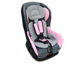 SEAT BABY CAR BLACK/GREY/PINK 152652