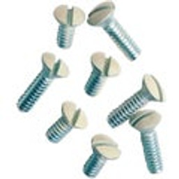 SCREWS WALLPLATE IVORY 1/2" 086141